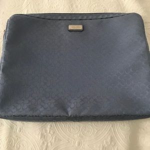 Coach laptop carrier